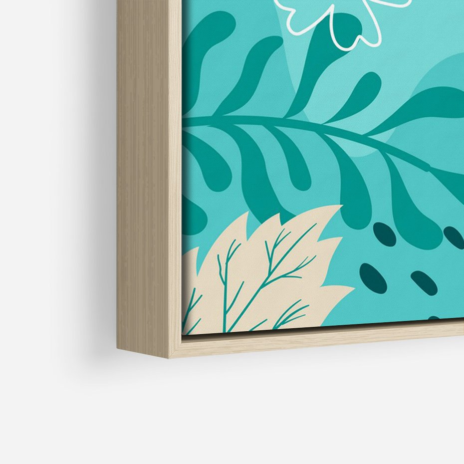 Obraz w ramie 80x120 - Kwiatowe Wibracje - pastelowa kompozycja, kwiaty - rama drewno