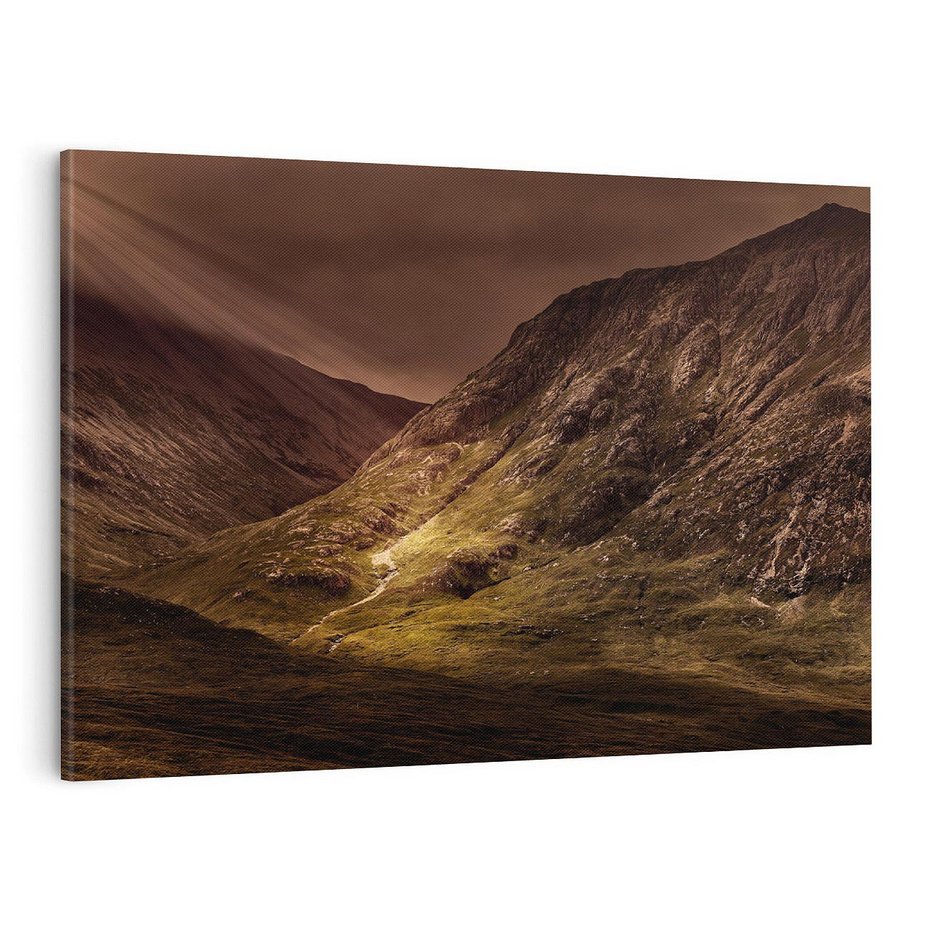 Obraz na płótnie 100x70 - Górska sceneria - góry, krajobraz