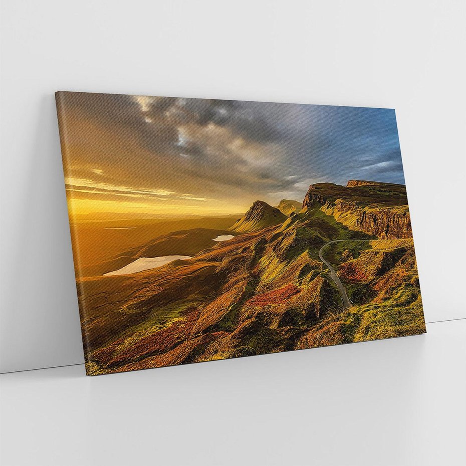 Obraz na płótnie 120x80 - Malownicza panorama górskich skał - góry, skały