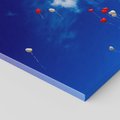 Obraz na płótnie 120x80 - Balony - Serca na niebie - balony, serca