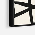 Obraz w ramie 50x70 - Impresje Wymiaru - linie, abstrakcja - rama czarna