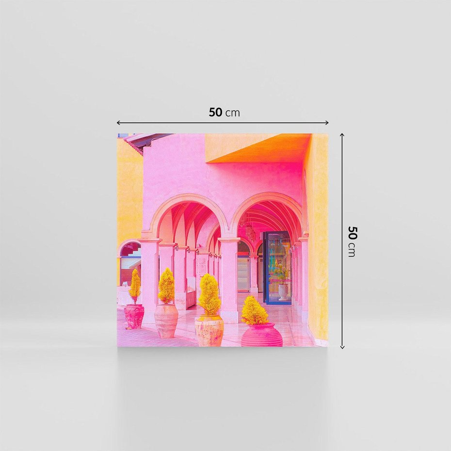 Obraz na płótnie 50x50 - Marokańskie pastele - marokański, pastele