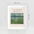 Plakat w ramie 40x50 - Claude Monet: Reprodukcja - Claude Monet, reprodukcja plakat - rama biała