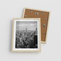 Plakat w ramie 40x50 - Majestatyczne Wysokości - Nowy Jork, wieżowce - rama drewno