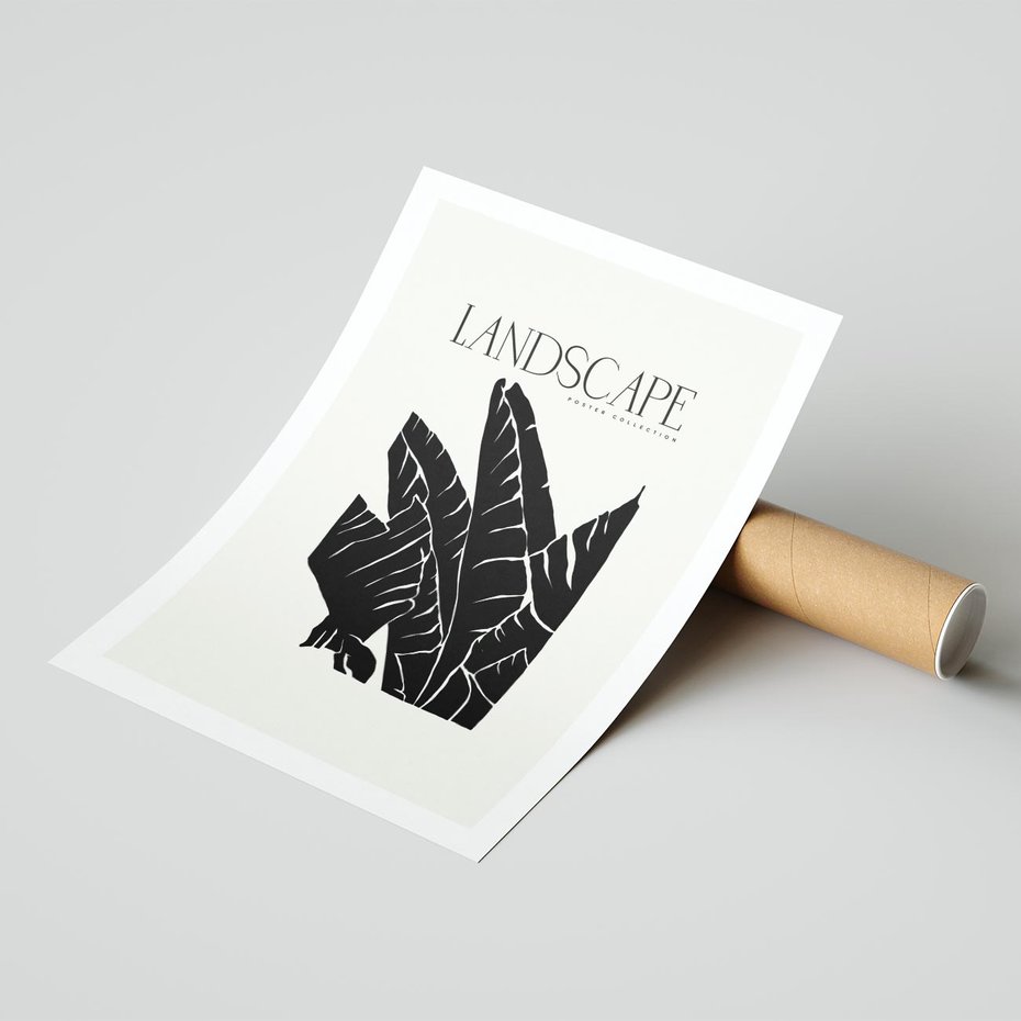 Plakat bez ramy 40x50 - Rytmy roślinnego życia - nowoczesna sztuka, minimalistyczny styl