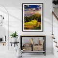 Plakat bez ramy 30x40 - Zachód słońca na łące - zachód, łąka