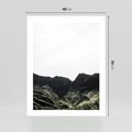 Plakat bez ramy 40x50 - Górska Potęga - górski krajobraz, góry