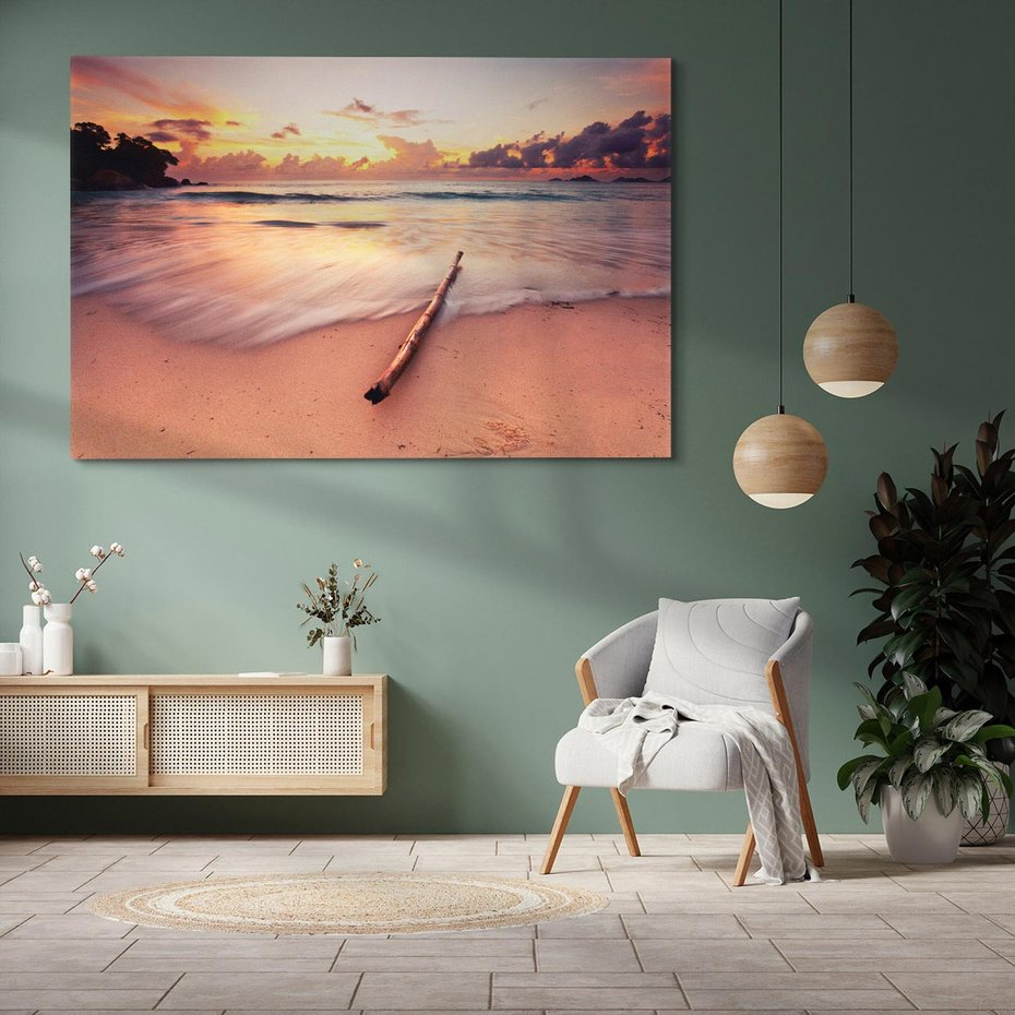 Obraz na płótnie 100x70 - Magia Morza - plaża, morze