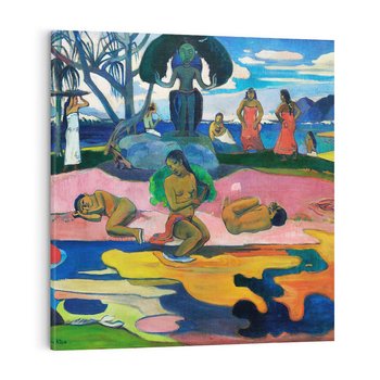 Obraz na płótnie 30x30 - Day of the God 1894, Paul Gauguin - Reprodukcja - reprodukcja, obraz na płótnie