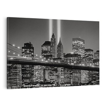 Obraz na płótnie 70x50 - Miasto ożywione nocą - miasto, noc