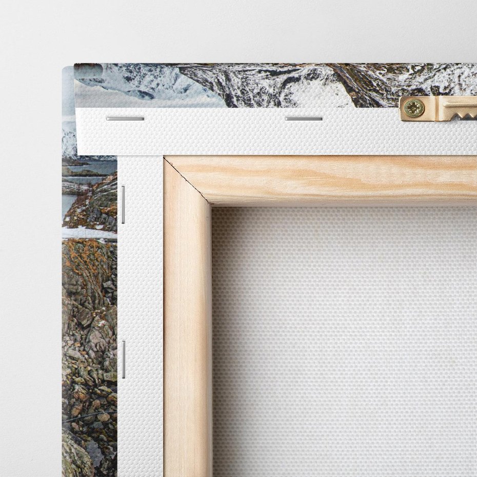 Obraz na płótnie 60x60 - Skandynawia - górska odsłona - Skandynawia, góry