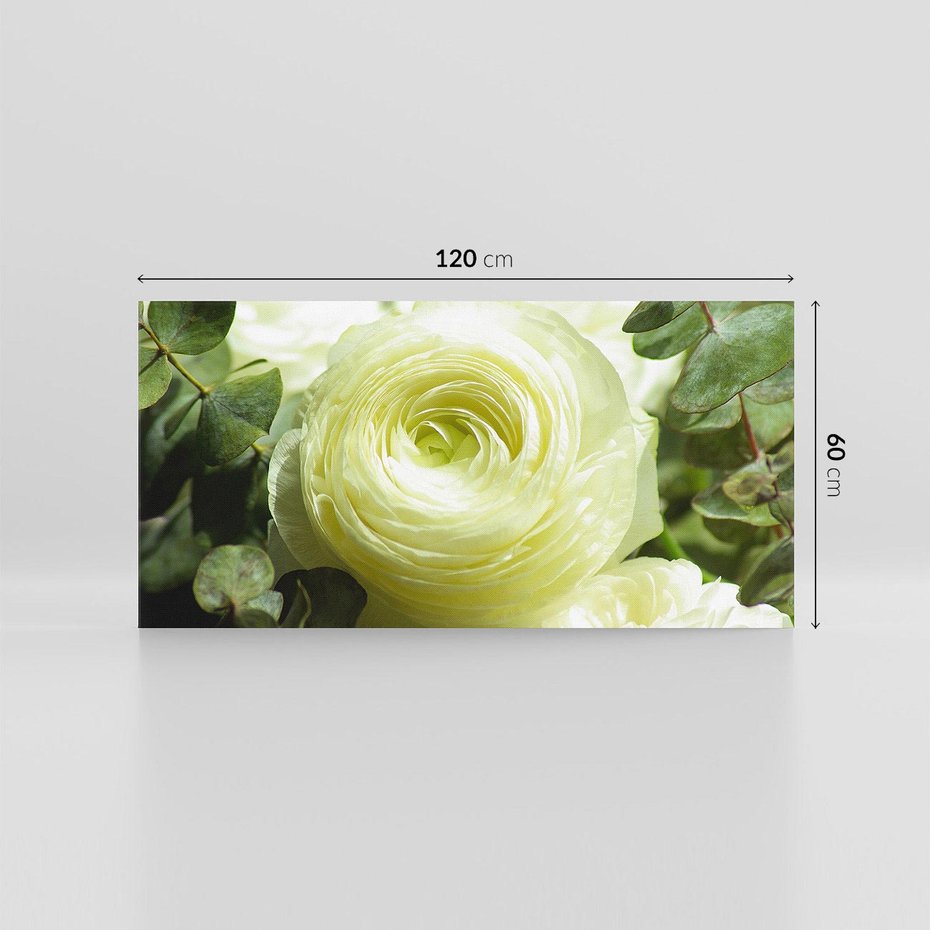 Obraz na płótnie 120x60 - Kwiatowa Harmonia - kwiat, kwiaty