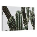 Obraz na płótnie 100x70 - Boho oaza wśród kaktusów - kaktusy, pustynia