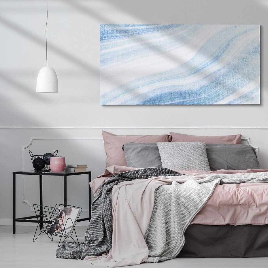 Obraz na płótnie 120x60 - Abstrakcyjna akwarela - abstrakcja, akwarela