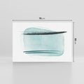 Obraz na płótnie 70x50 - Turkusowy Świat - minimlizm, abstrakcja
