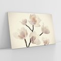 Obraz na płótnie 120x80 - Elegancja Natury - magnolia, białe