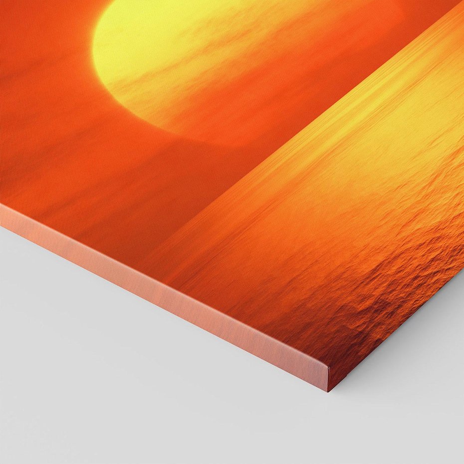 Obraz na płótnie 40x40 - Słońce nad morzem - słońce, morze