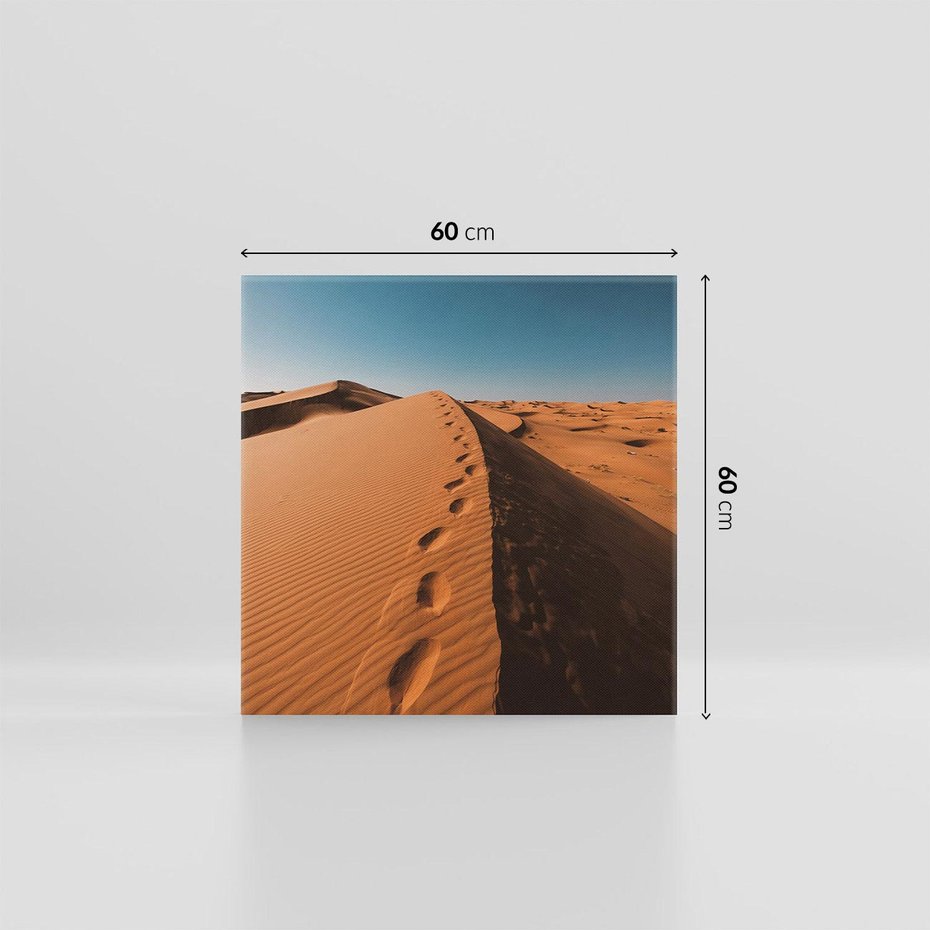 Obraz na płótnie 60x60 - Piasek pustyni w ogniu - pustynia, piasek