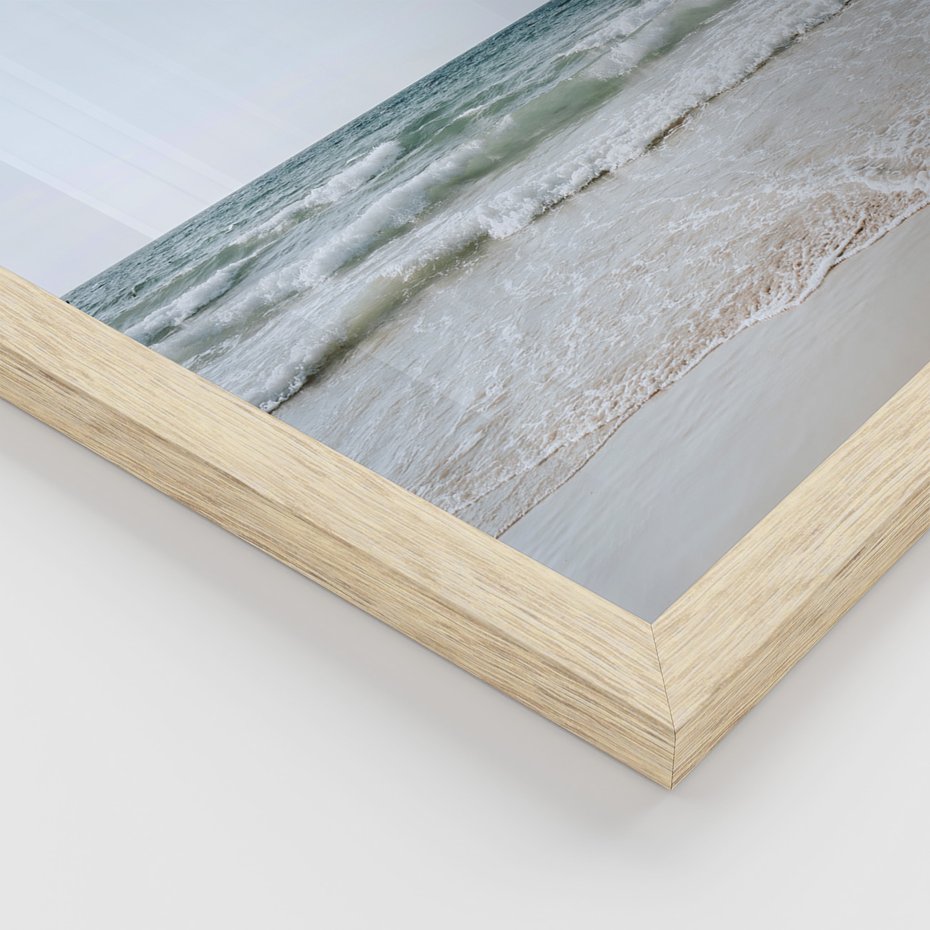 Zestaw obrazy w ramie 40x50 galeria - Dream, big, palmy, morze - rama drewno