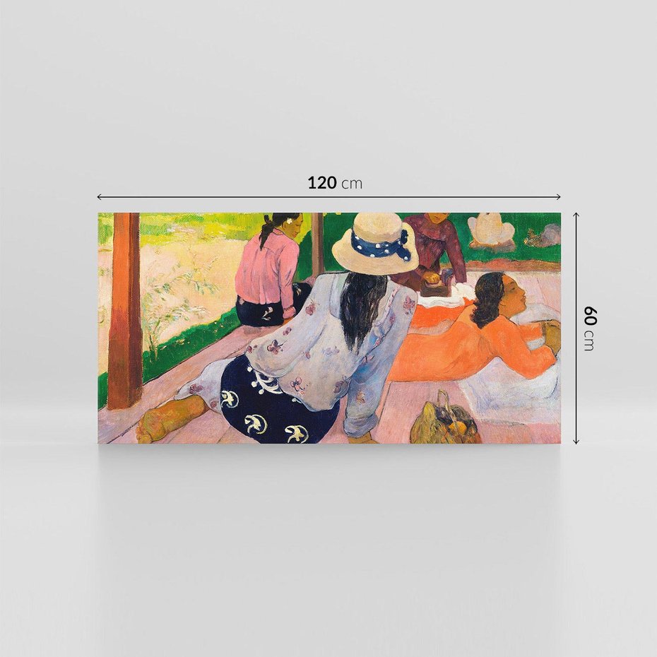 Obraz na płótnie 120x60 - Sjesta 1892, Paul Gauguin - Reprodukcja - reprodukcja, obraz na płótnie