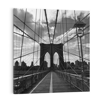 Obraz na płótnie 40x40 - Most Nowoczesności - most, nowoczesny