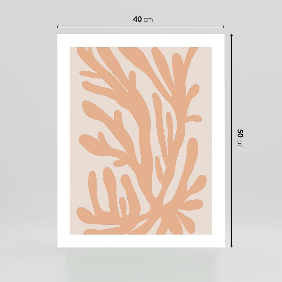 Plakat bez ramy 40x50 - Rozkwitające Abstrakcje - nowoczesna sztuka, plakat modern