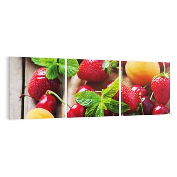 Obraz na płótnie 120x40 - Owoce w restauracji artystycznie - owoce, restauracja