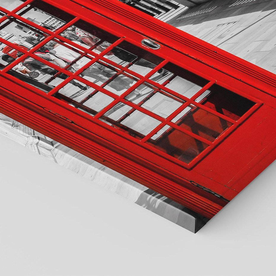 Obraz na płótnie 70x100 - Budka w Londynie - Londyn, budka