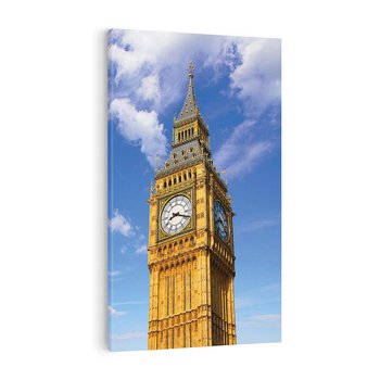 Obraz na płótnie 80x120 - Czasowy Symbol - zegar, Big Ben