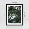 Plakat w ramie 40x50 - Wakacyjna Magia - palmy, tropiki - rama czarna
