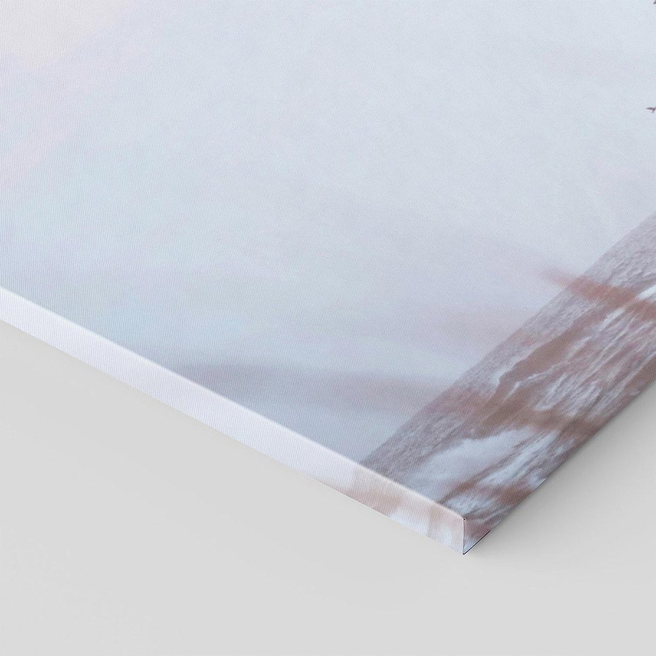 Obraz na płótnie 120x60 - Magiczna Aura - latarnia, mgła