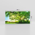 Obraz na płótnie 140x70 - Natura w pełnym rozkwicie - drzewo, niebo