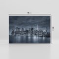 Obraz na płótnie 70x50 - Miejskie Migawki - noc, NY