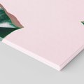 Obraz na płótnie 30x30 - Siła Natury - liście, monstera