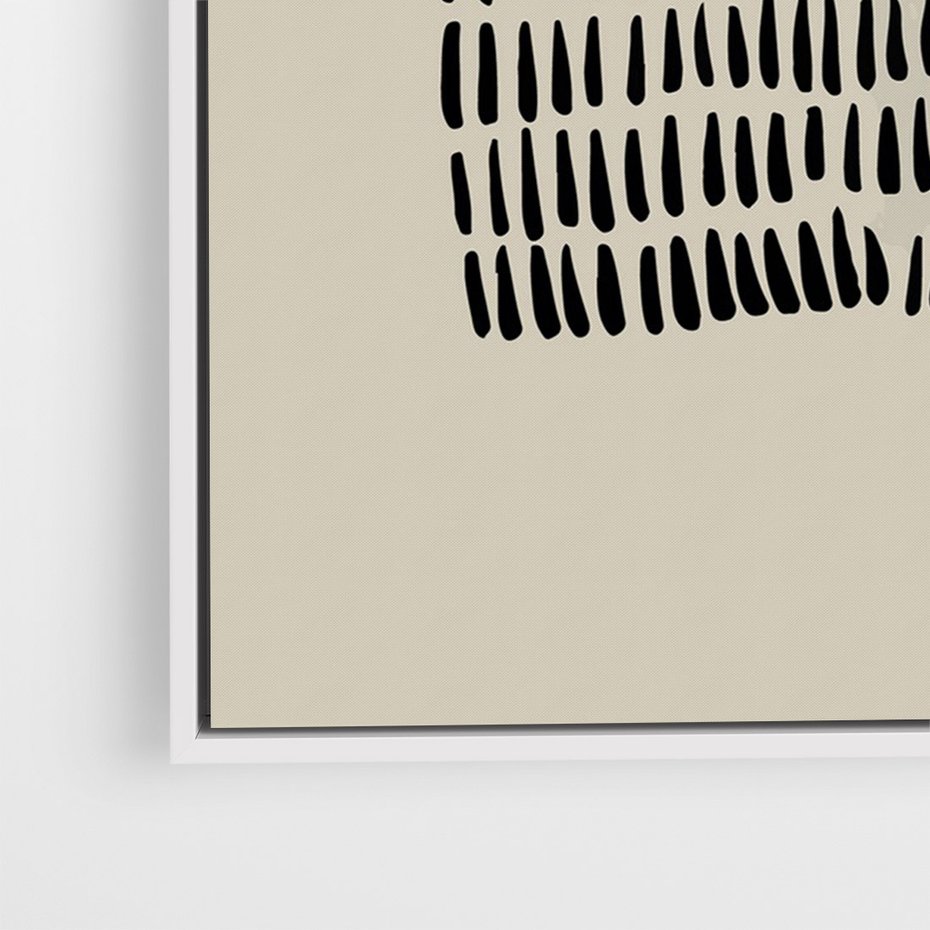 Obraz w ramie 80x120 - Echa Zapomnianych Wymiarów - nowoczesna sztuka, plakat - rama biała