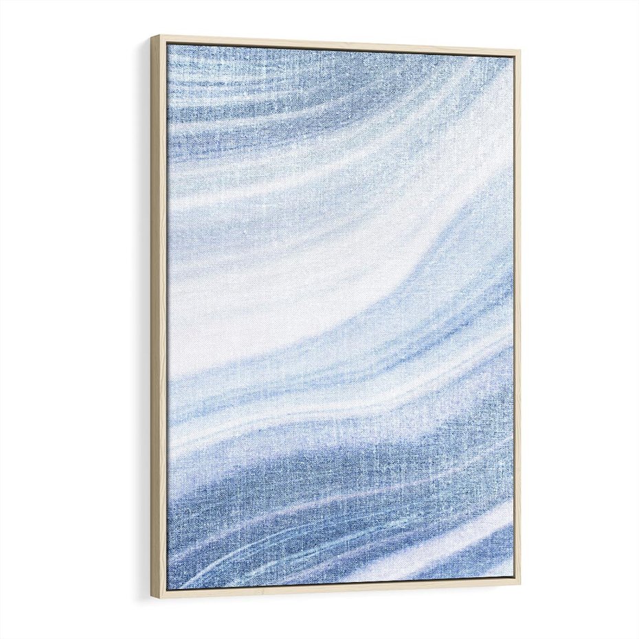 Obraz w ramie 70x100 - Abstrakcyjna akwarela - abstrakcja, akwarela - rama drewno