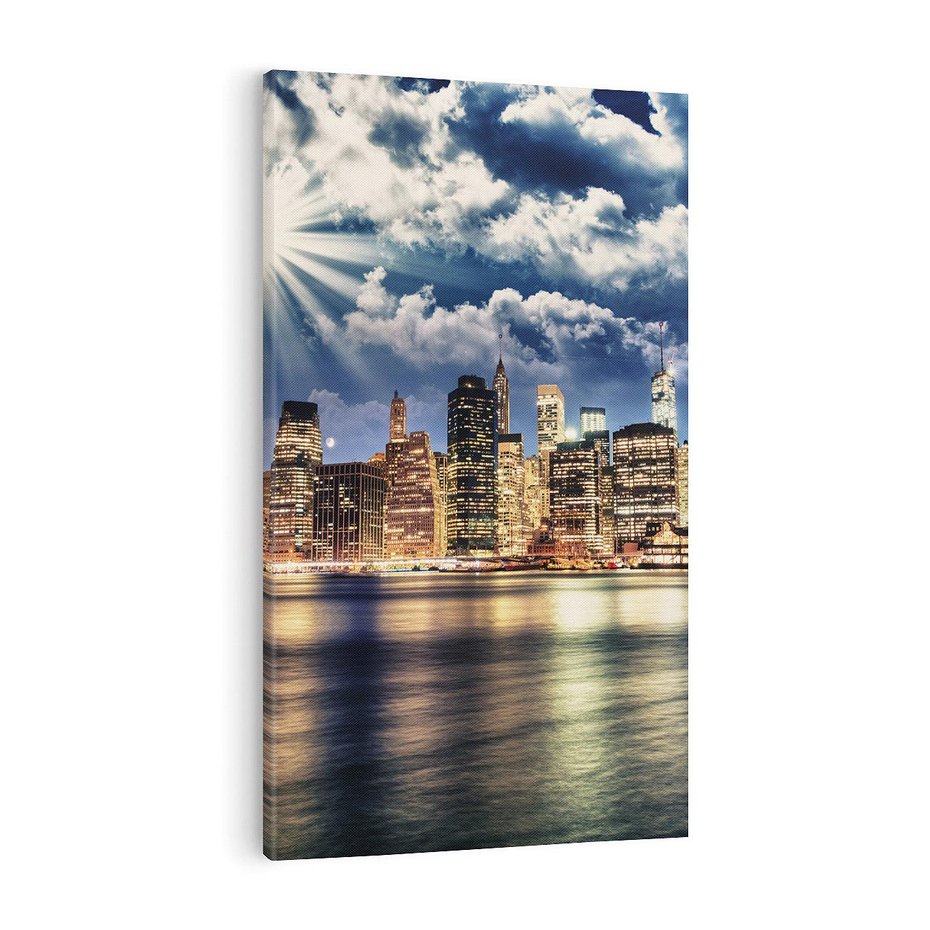 Obraz na płótnie 80x120 - Majestatyczny Manhattan - Nowy York, USA