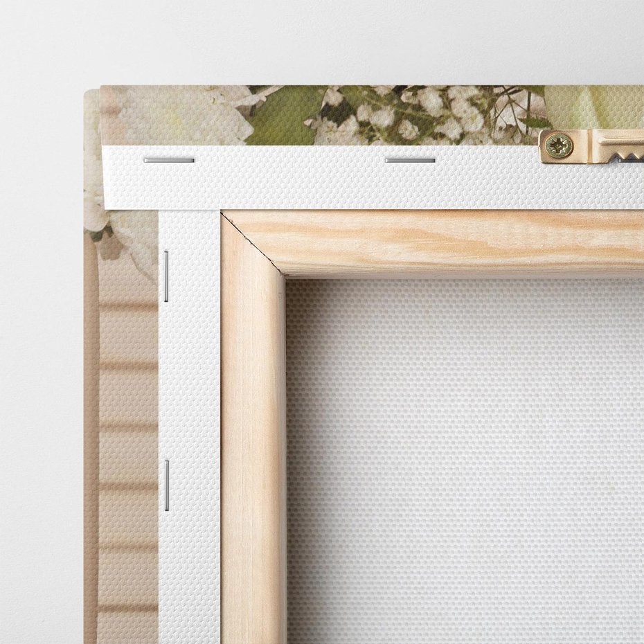 Obraz na płótnie 60x60 - Elegancja W Prostocie - kwiaty, mnimalizm