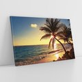 Obraz na płótnie 100x70 - Rajski Widok - zachód słońca,