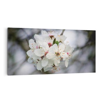 Obraz na płótnie 120x60 - Kwiatowa harmonia w tonacji pastelowej - kwiat, kwiaty