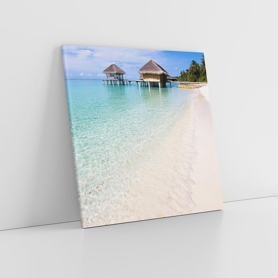 Obraz na płótnie 30x30 - Rajski klimat plaży tropikalnej - plaża, tropiki