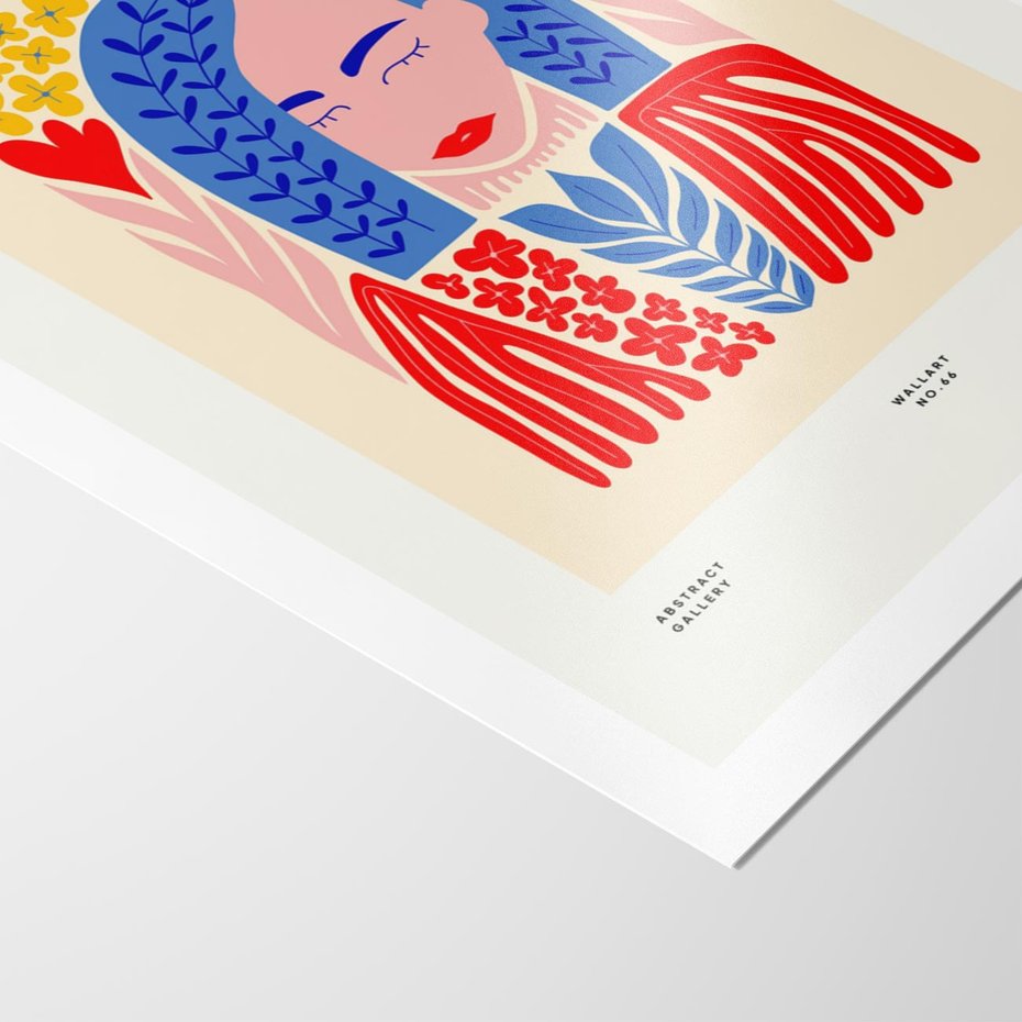 Plakat bez ramy 30x40 - Impulsy Czasu - kobieca sztuka, abstrakcja