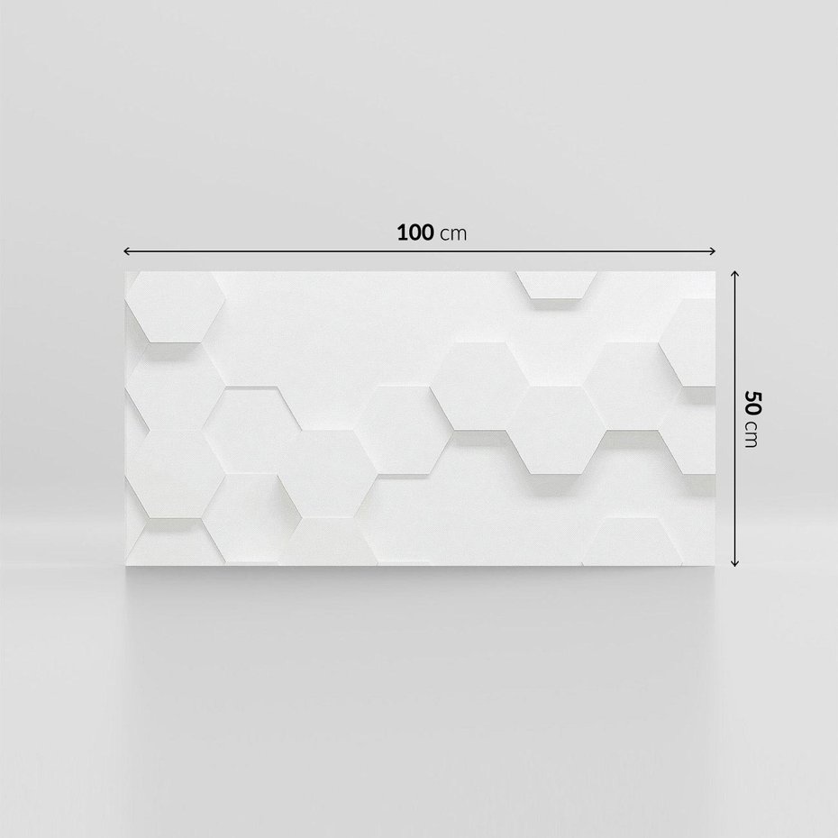 Obraz na płótnie 100x50 - Przestrzenne Zabawy - geometryczne, 3D