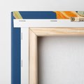 Obraz na płótnie 60x60 - Kwiatowe Impresje z Minionej Ery - wielkoformatowe kwiaty, zbliżenie