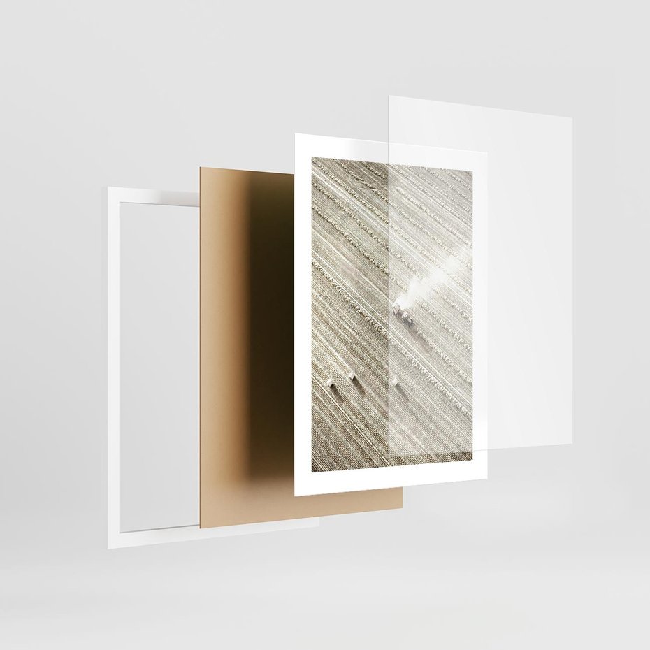 Plakat w ramie 30x40 - Pole i Żniwa na Malowniczym Zdjęciu - pole, traktor - rama biała