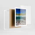 Plakat w ramie 40x50 - Tropikalne Morze i Kolorowa Rafa - tropikalne, morze - rama biała