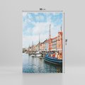 Obraz na płótnie 50x70 - Wibracje Miejskiego Klimatu - Dania, Kopehaga
