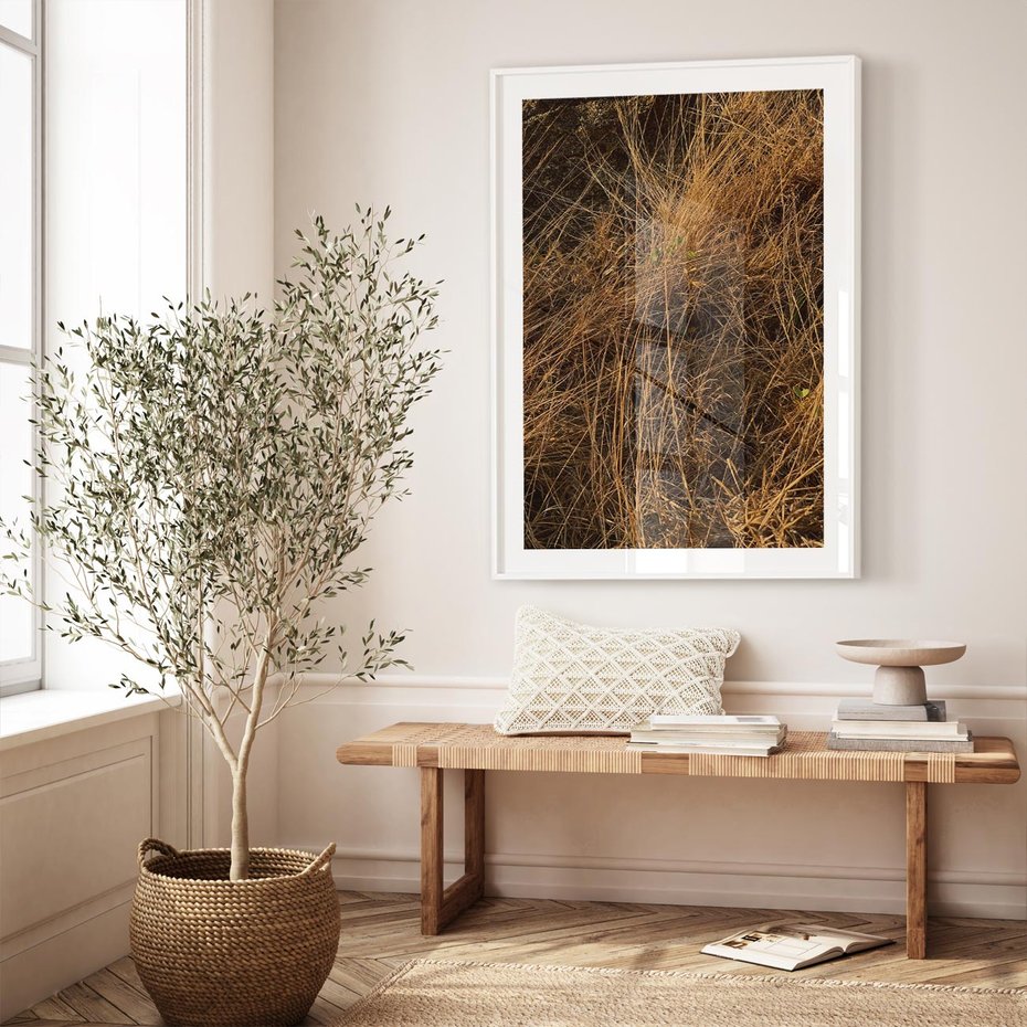 Plakat bez ramy 21x30 - Szlachetna Suchość Traw - trawy, suche trawy