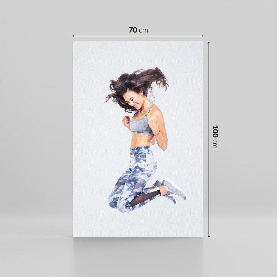 Obraz na płótnie 70x100 - Sportowy Ducha: Energia i Siła - fitness, sport