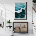 Plakat bez ramy 30x40 - Wibracje Oceanu - turkusowy ocean, fale